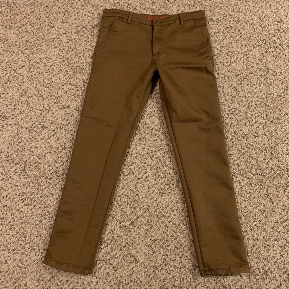 Burberry London Mens Pants Brown Size 32 Chino 29” Inseam